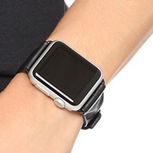 Rebecca Minkoff Chevron Leather  Apple Watch Band